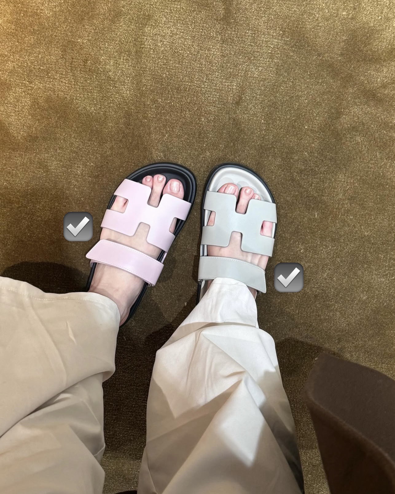 에르메스 오란 샌들