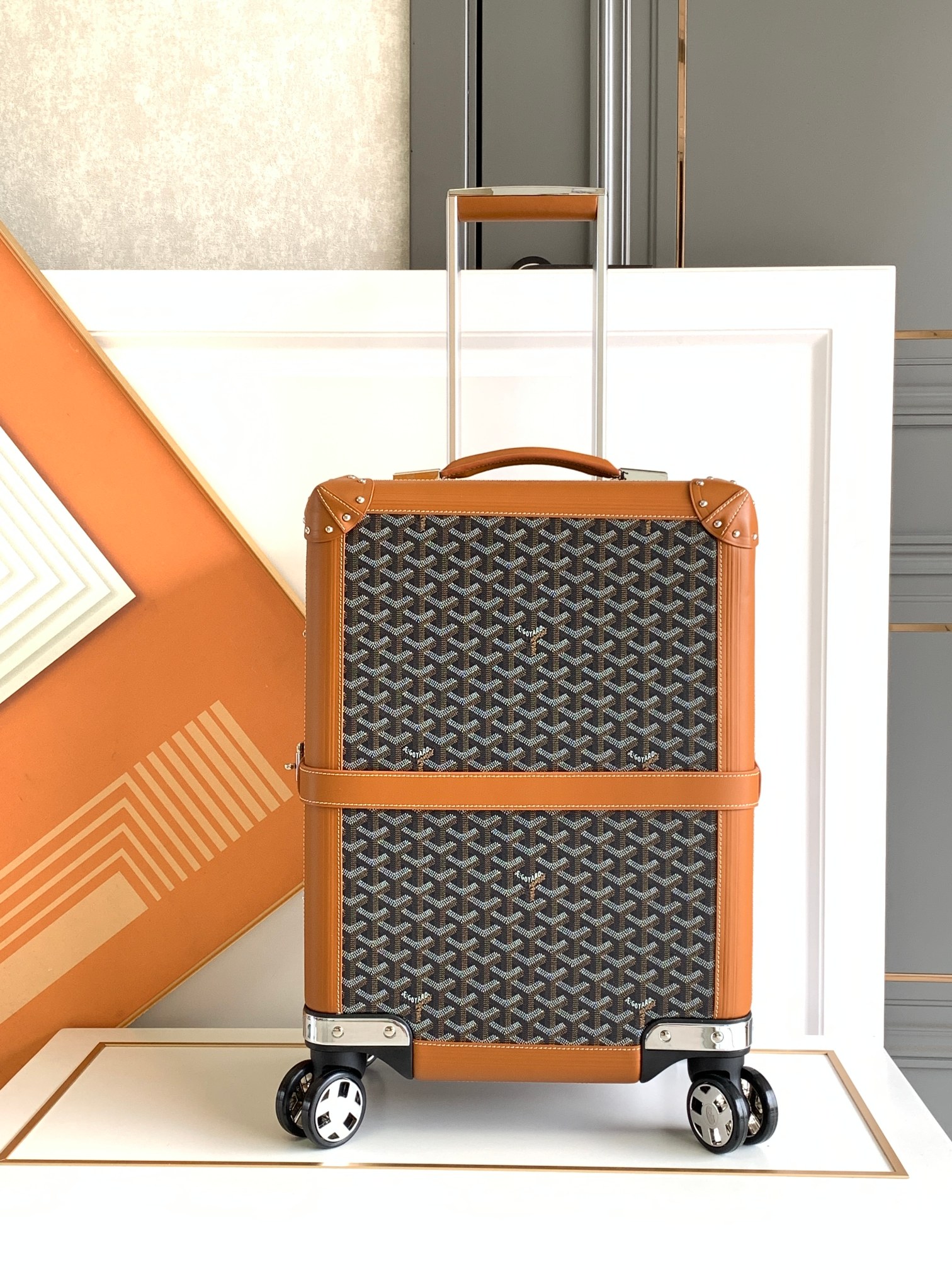 고야드 고야딘 캔버스 트롤리 캐리어 20인치