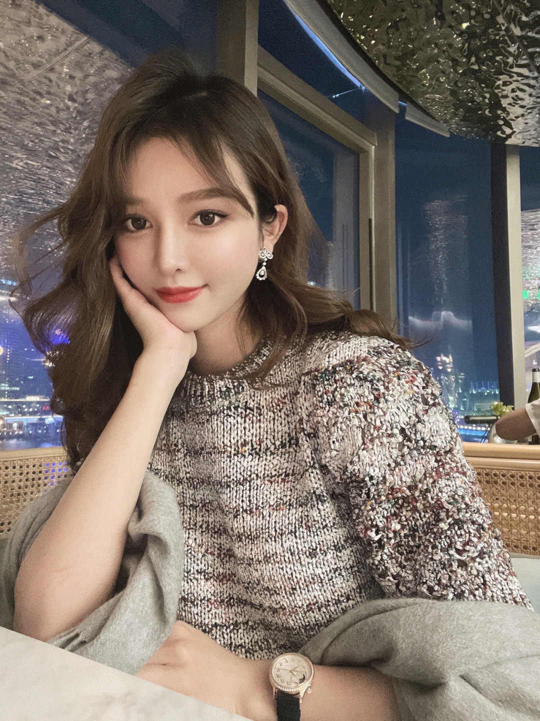 해리 윈스턴 윈스턴 클러스터 다이아몬드 드롭 이어링