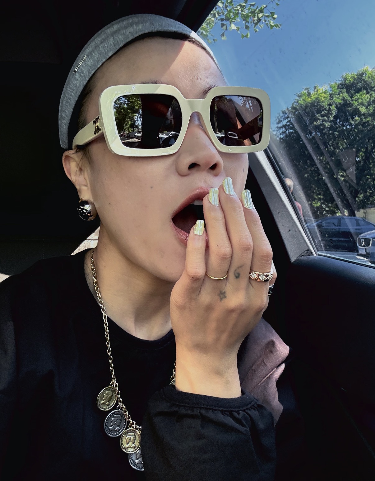 베르사체 VE4403 메두사 오버사이즈 스퀘어 선글라스
