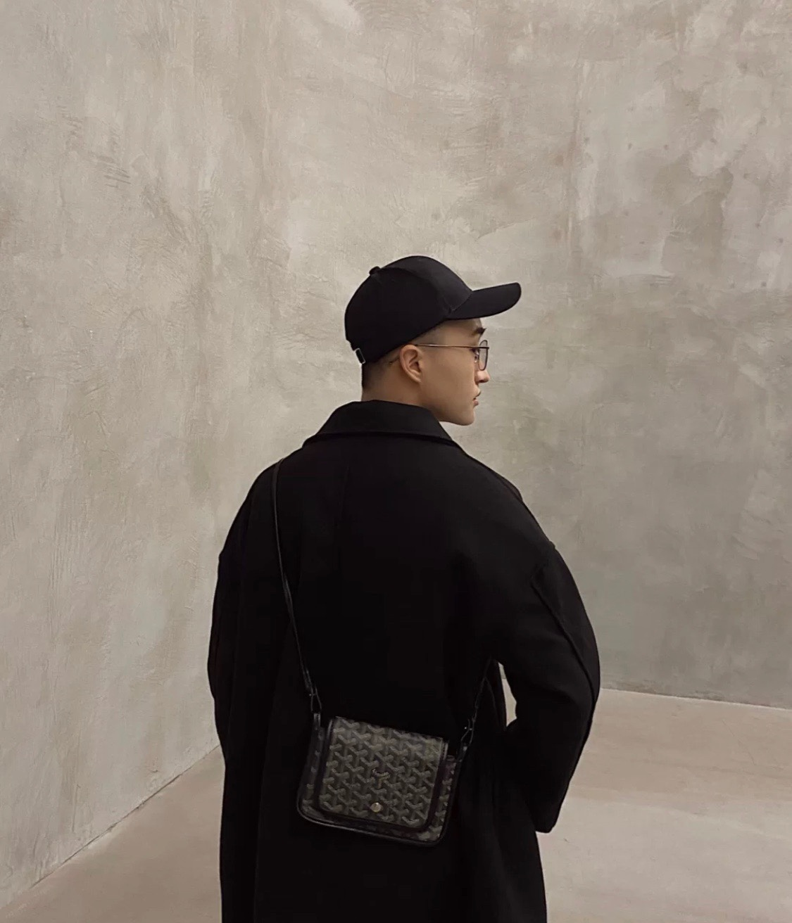 고야드 플뤼메 월릿 크로스바디 백