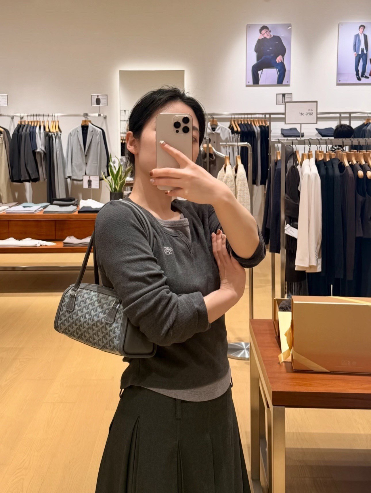 고야드 볼링 25 토트백
