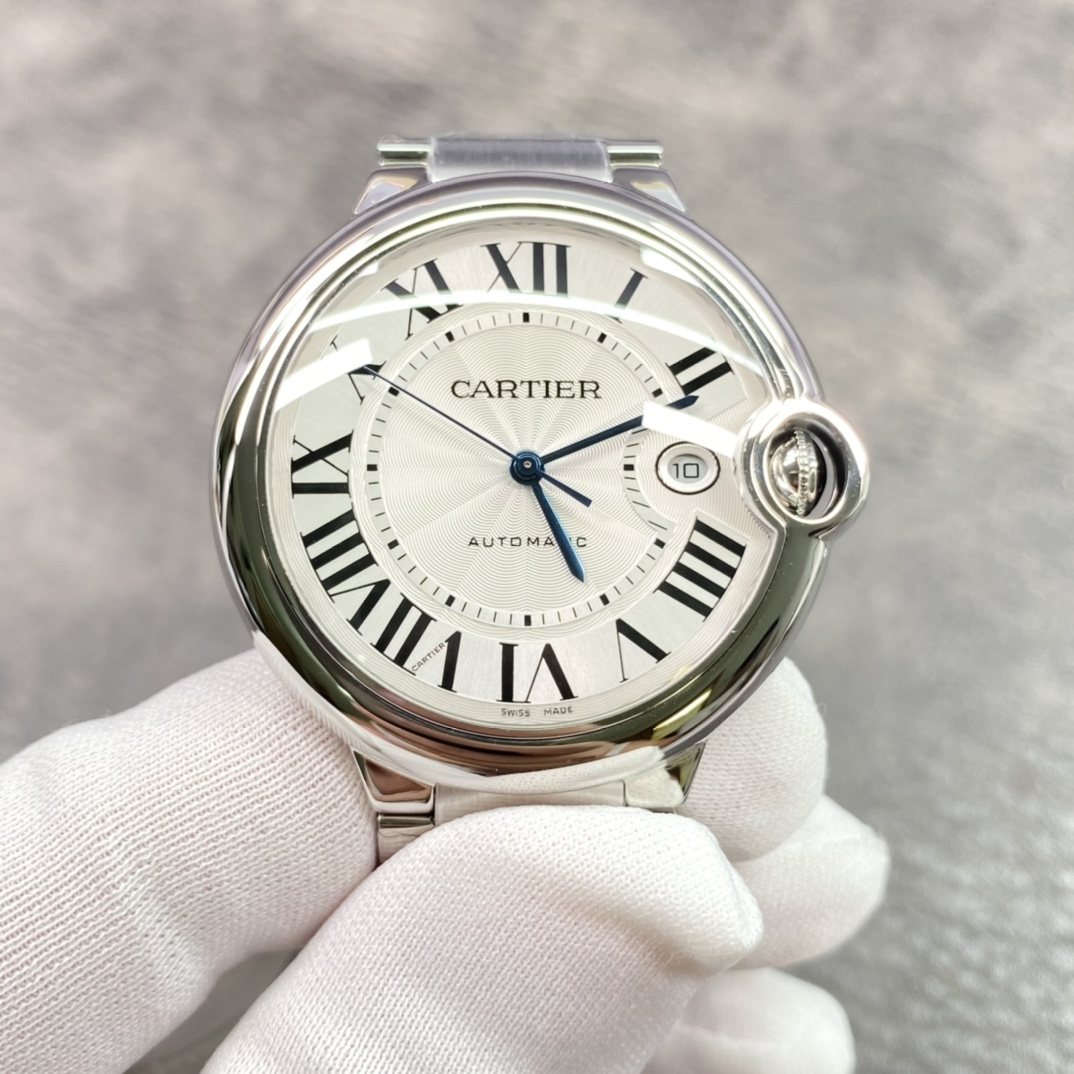 까르띠에 발롱 블루 드 까르띠에 42mm 오토매틱 데이트