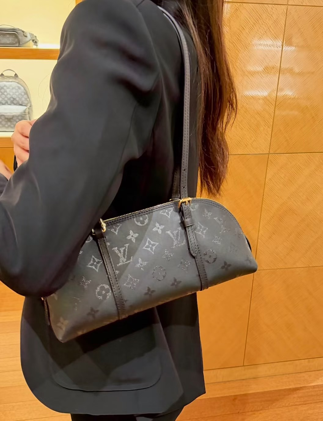 루이비통 로우 키 카바스 MM 모노그램 앙프렝뜨 토트백