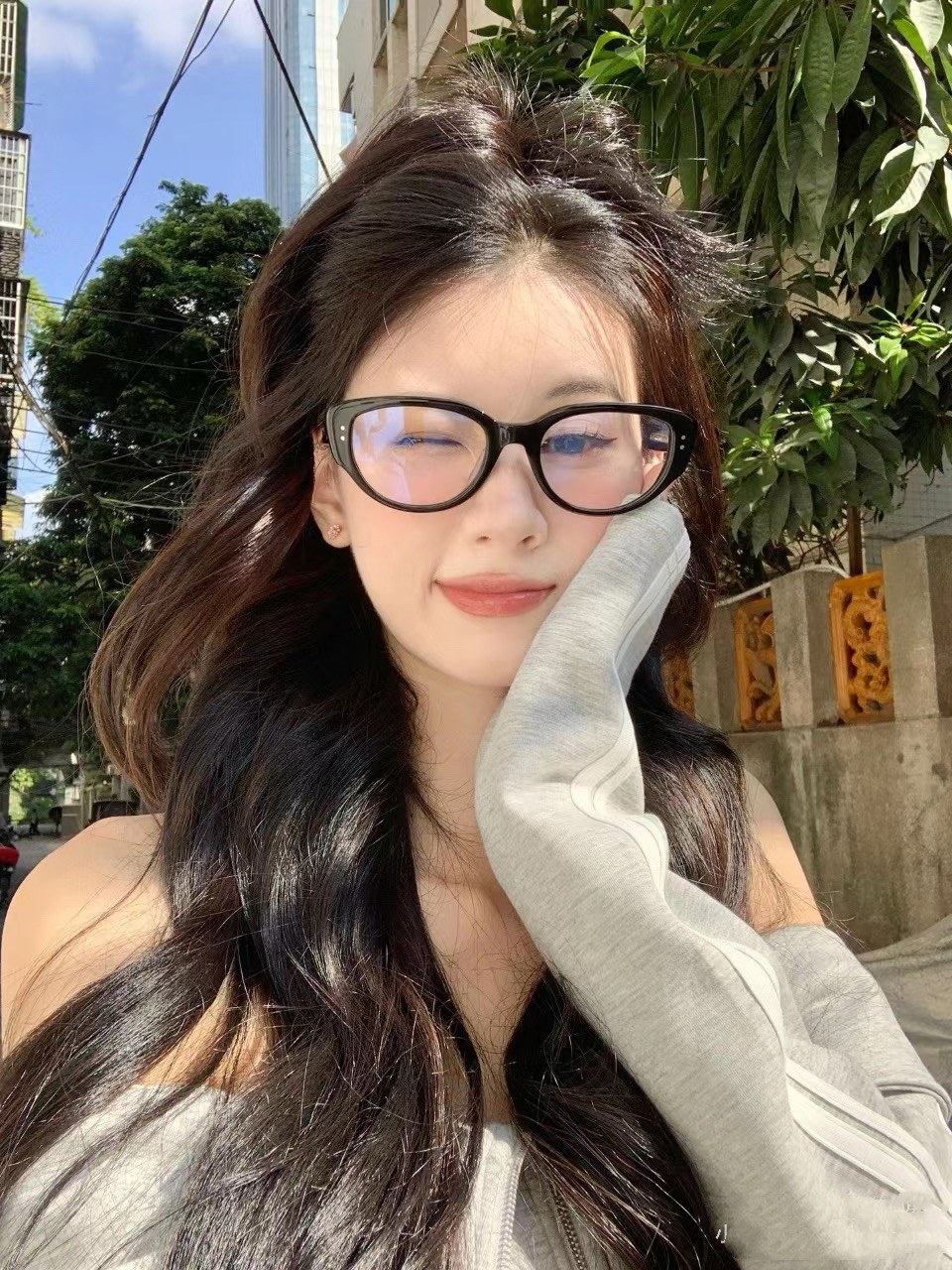 셀린느 3 도트 캣아이 옵티컬 안경테