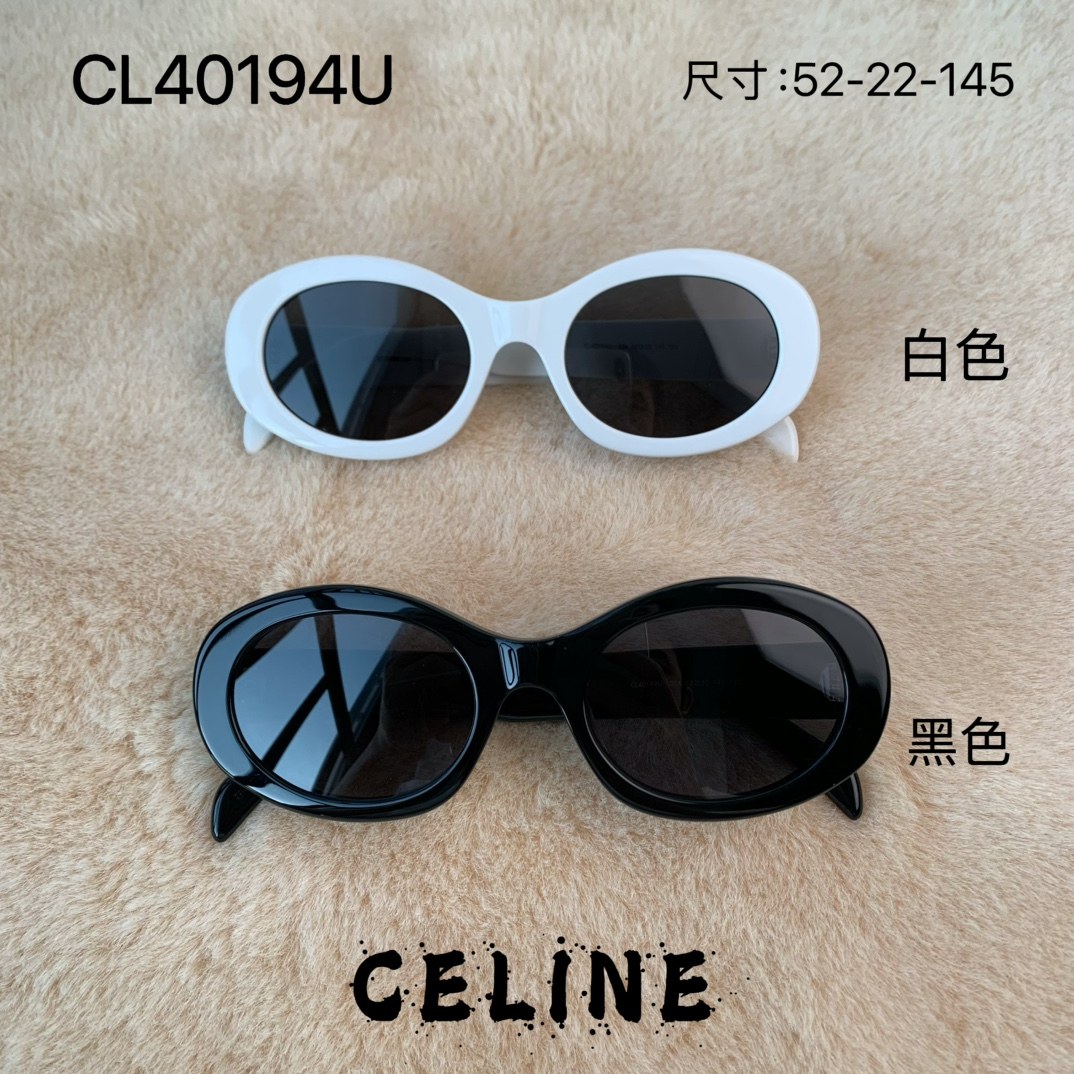 셀린느 트리옹프 CL40194U 오벌 선글라스