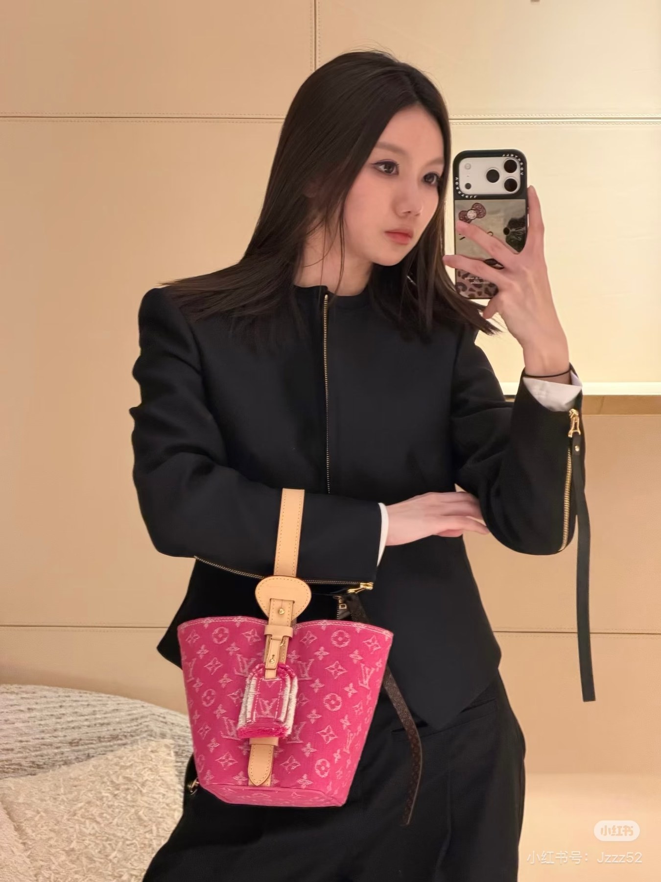 루이비통 모노그램 데님 미니 버킷백