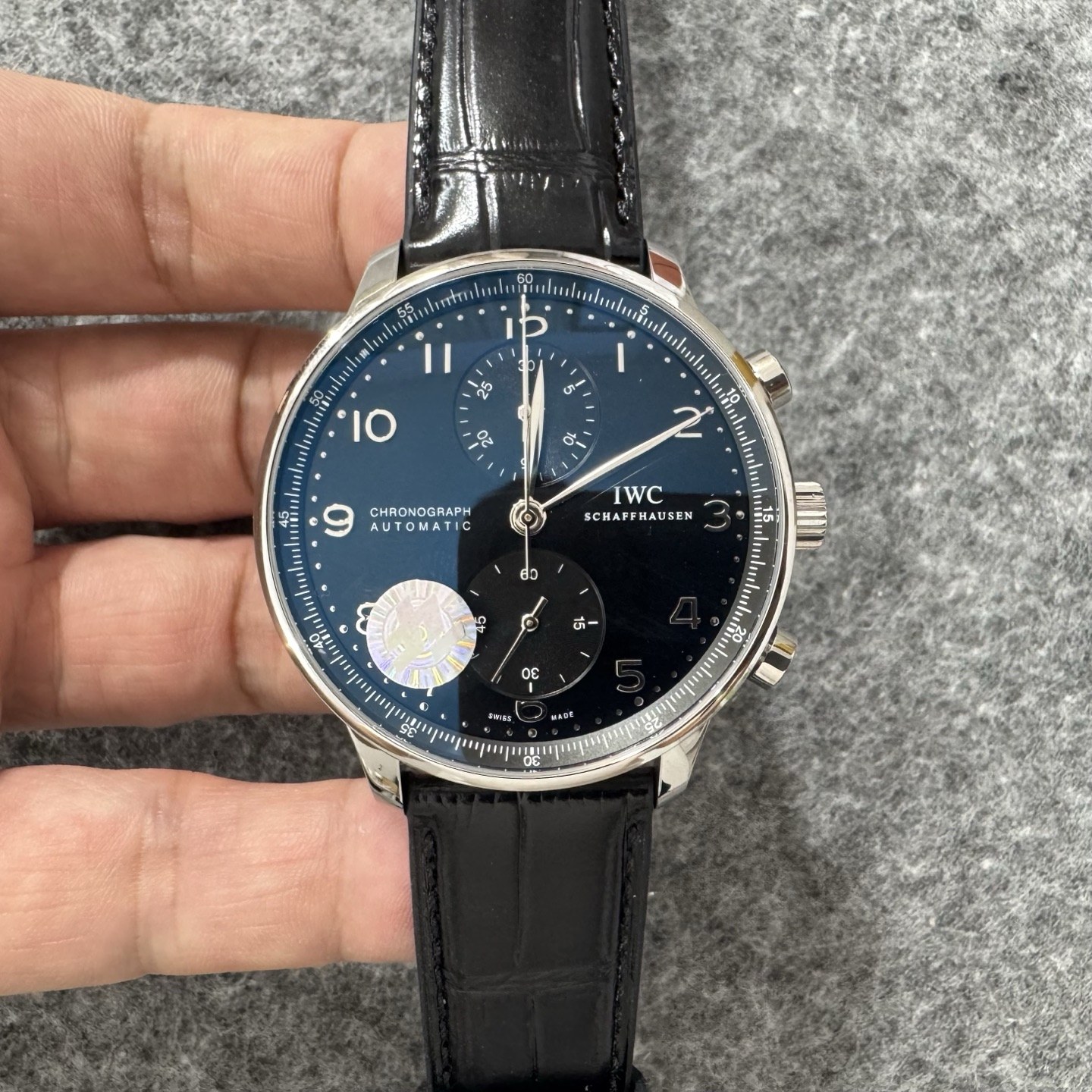 IWC 샤프하우젠 포르투기저 크로노그래프 IW371417