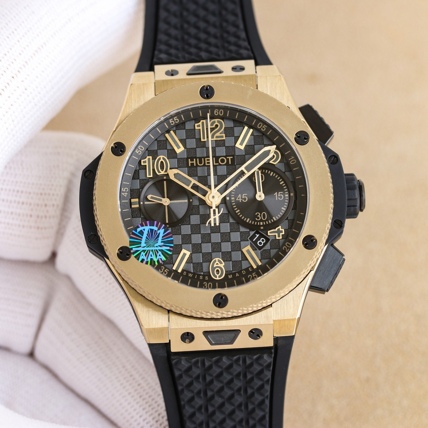 위블로 빅뱅 20주년 기념 킹 골드 세라믹 43mm 크로노그래프 (431.OM.1338.RX)