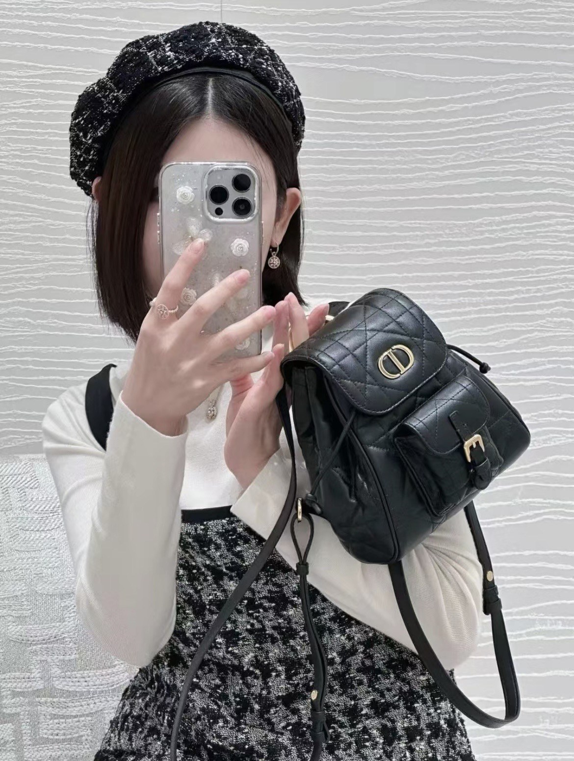 디올 디오르 카로 스몰 백팩