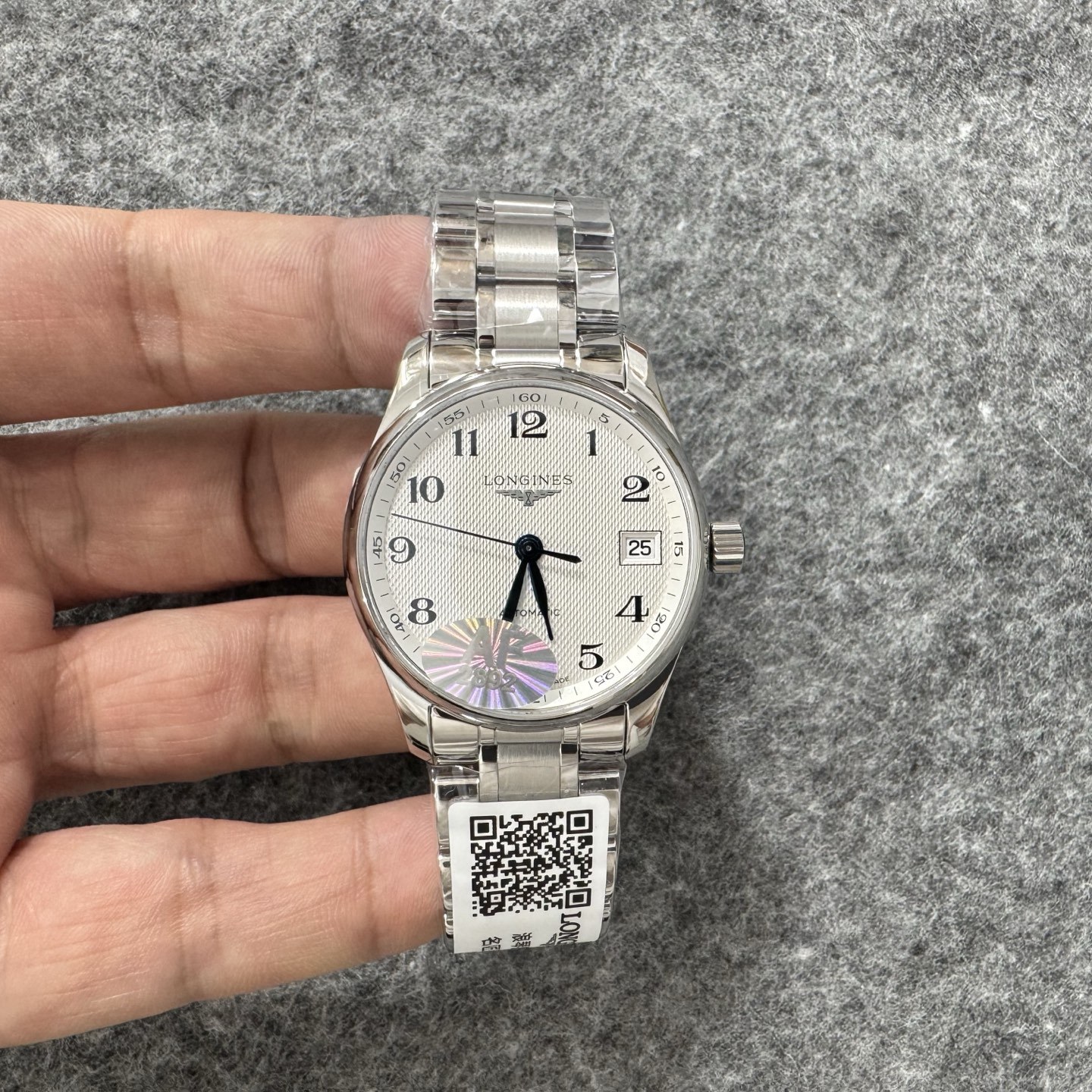 롱진 마스터 컬렉션 34mm 오토매틱 데이트 브레이슬릿 (L2.257.4.78.6 계열)
