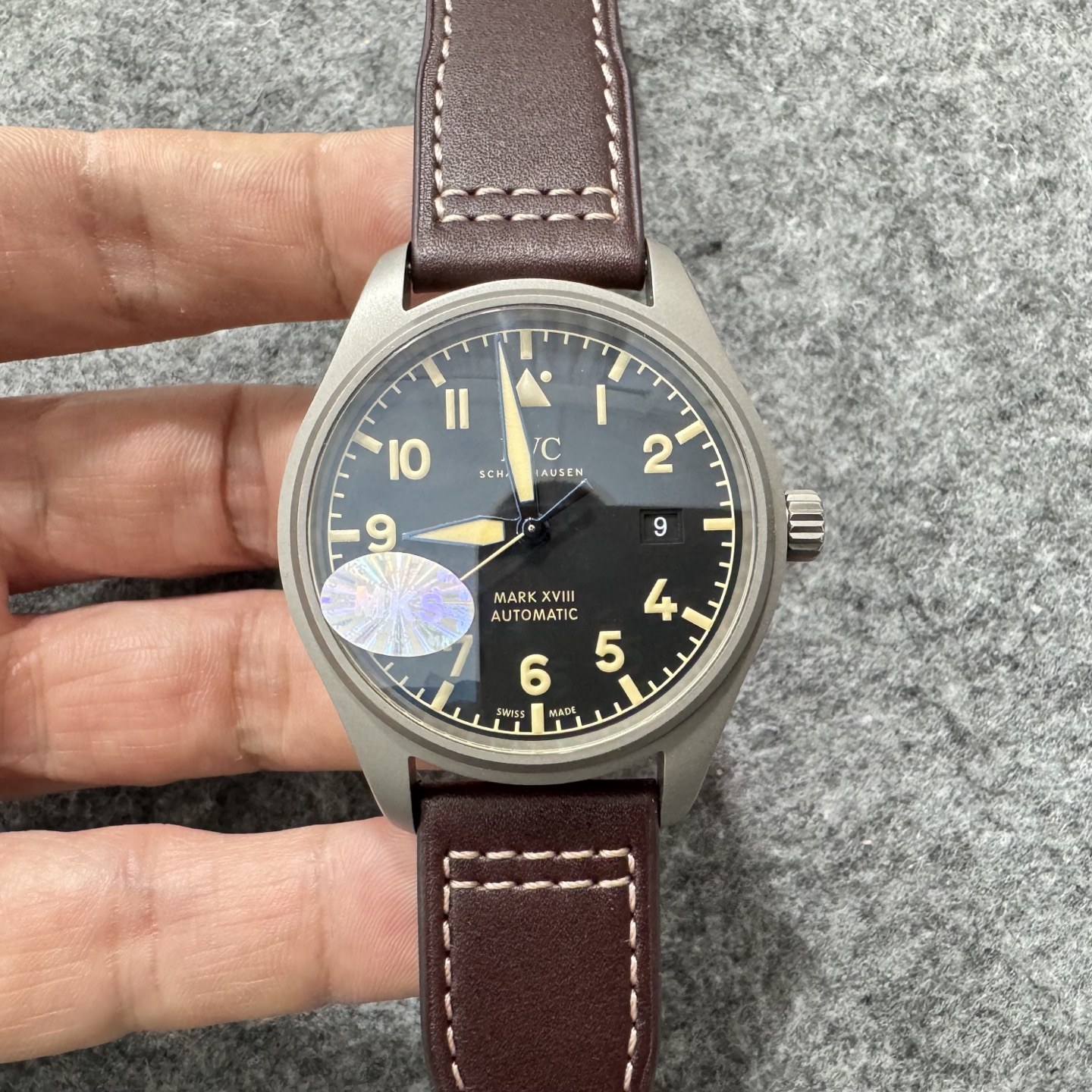 IWC 샤프하우젠 파일럿 워치 마크 XVIII 티타늄 IW327006