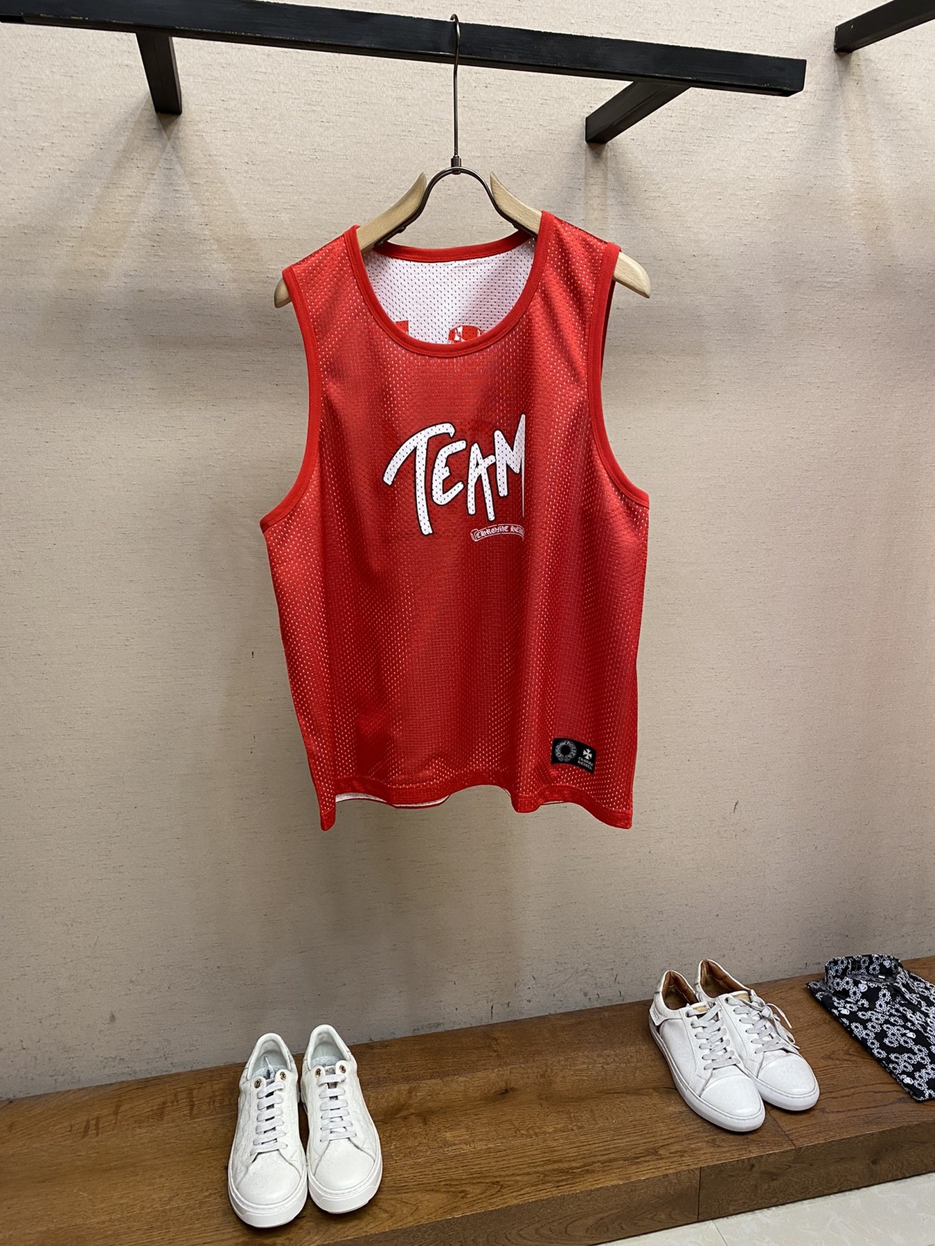 크롬하츠 매티보이 TEAM 레드 메시 하키 베스트
