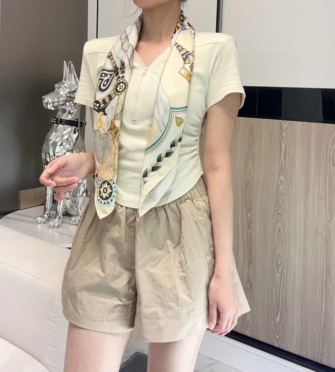 에르메스 스위트 하네스(Sweet Harness) 까레 90 실크 스카프